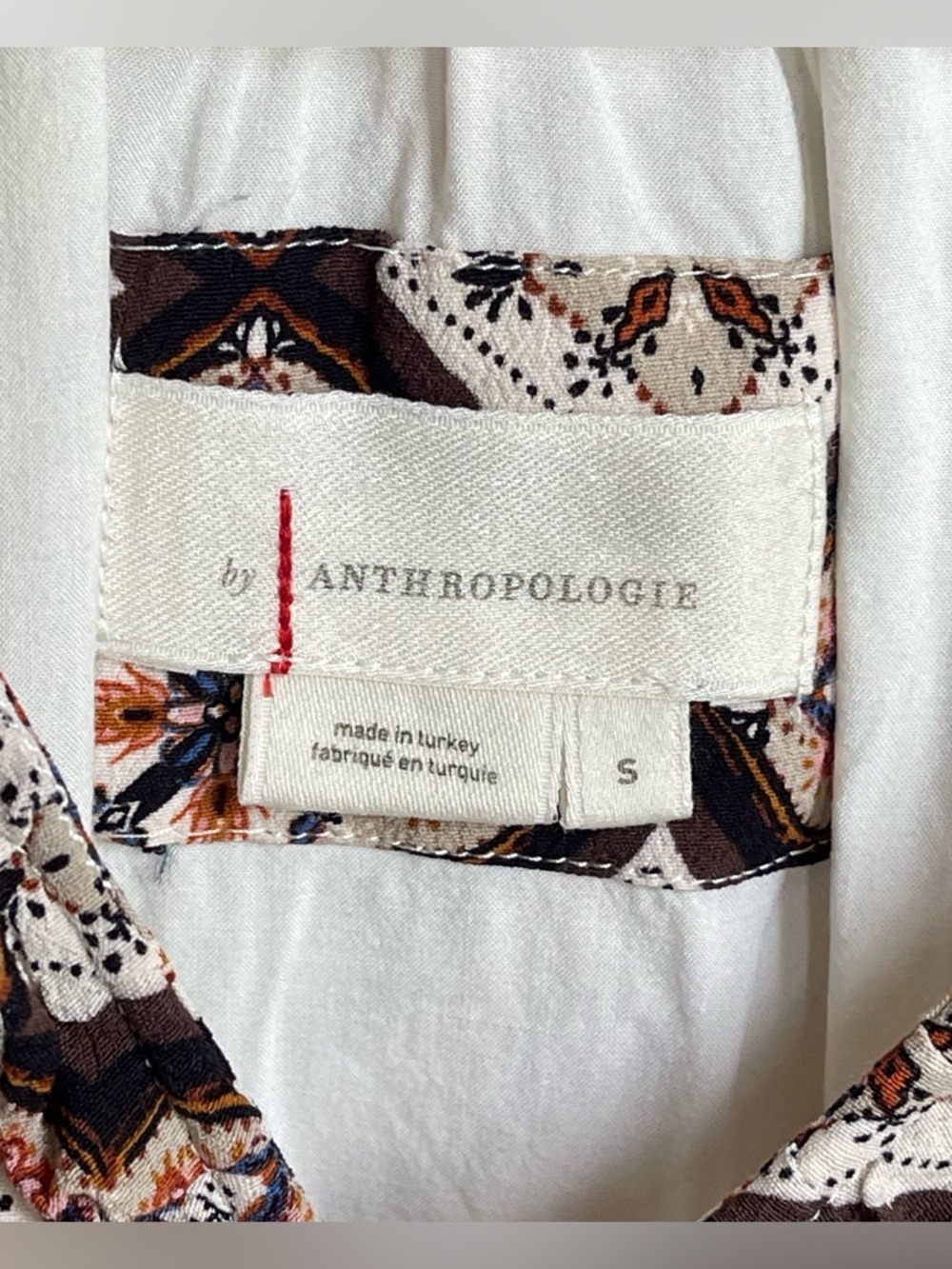 Anthropologie Tiered Long Sleeve Mini Dress Size S - Picture 11 of 16